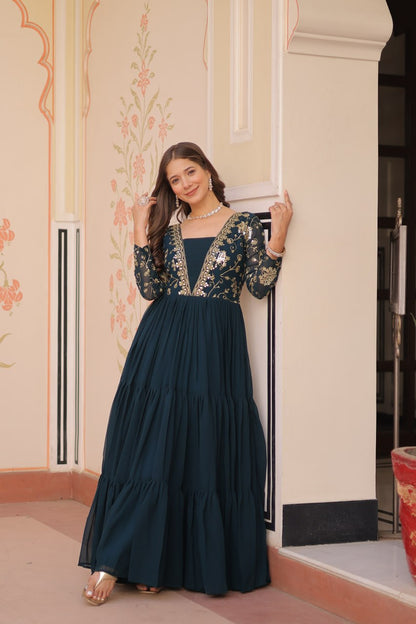 Zaika-e-Zar A Glorious Symphony of Embroidered Elegance