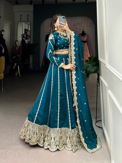 Sunkissed Lehenga Radiance in Fabric
