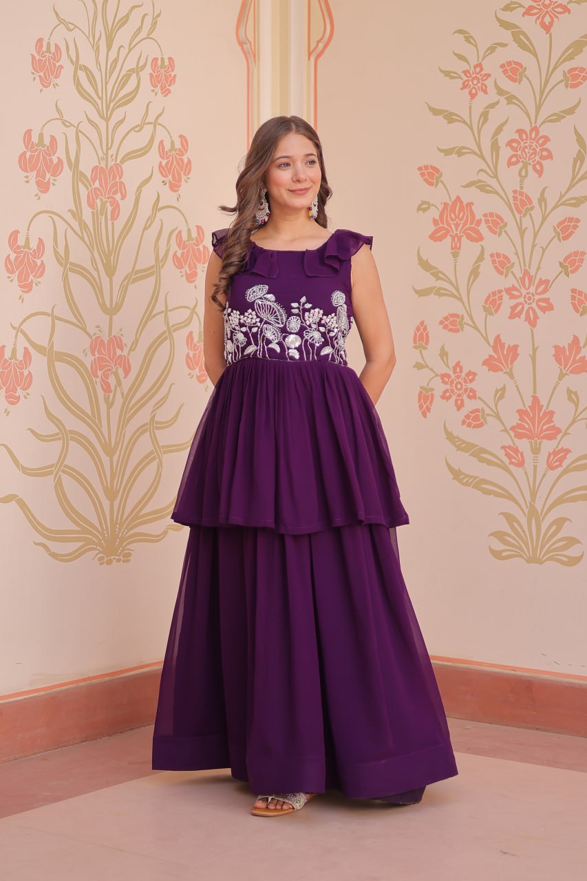The Elegant Bloomline Styled in Ruffles Rooted in Grace