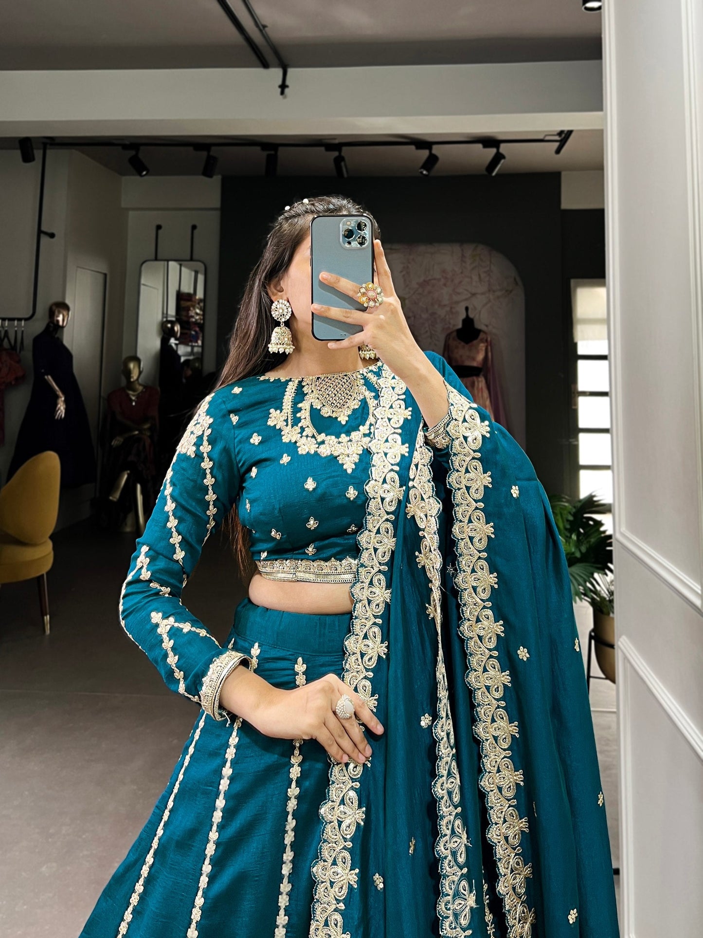 Sunkissed Lehenga Radiance in Fabric