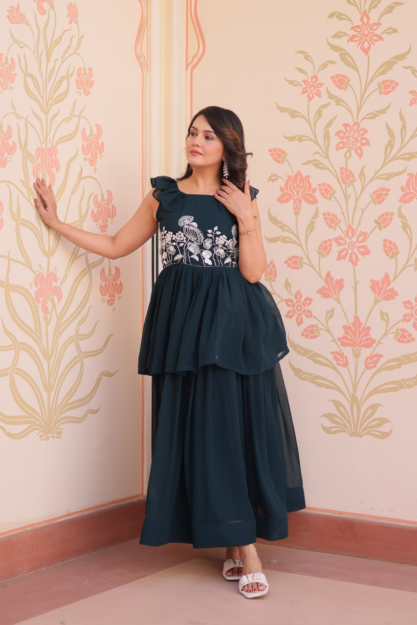The Elegant Bloomline Styled in Ruffles Rooted in Grace