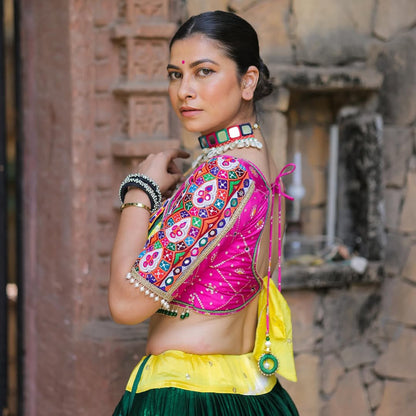 Utsav Traditional Mirror Embroidered Choli