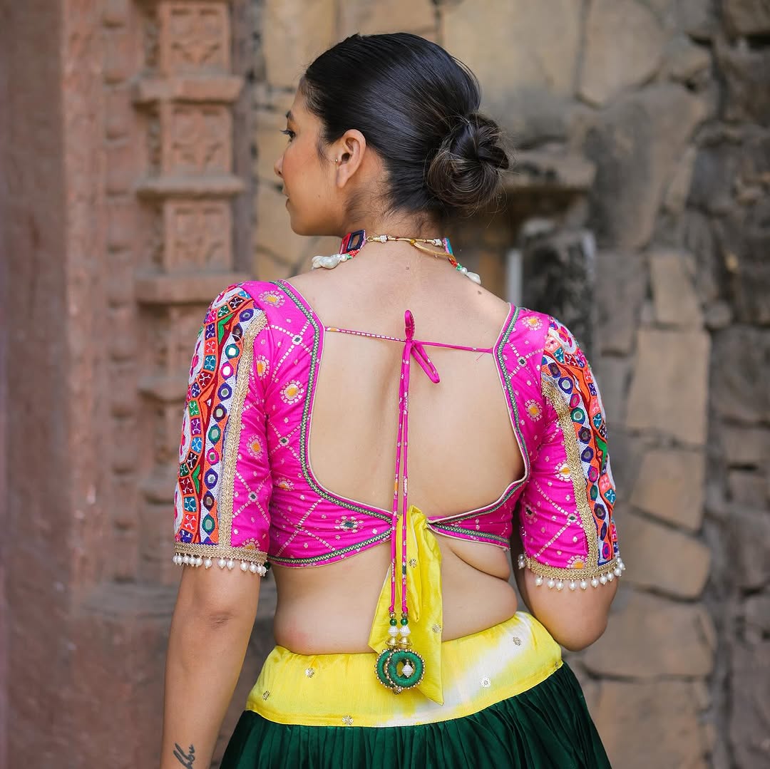 Utsav Traditional Mirror Embroidered Choli