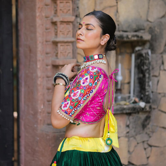 Utsav Traditional Mirror Embroidered Choli