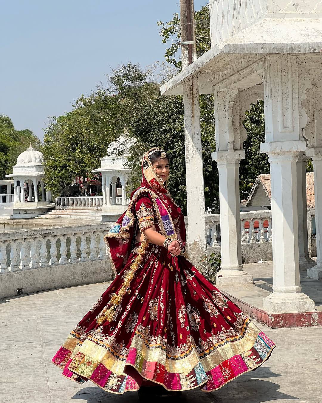 Graceful Echoes of Heritage A Celebration of Traditional Indian Elegance in Vibrant Lehengas
