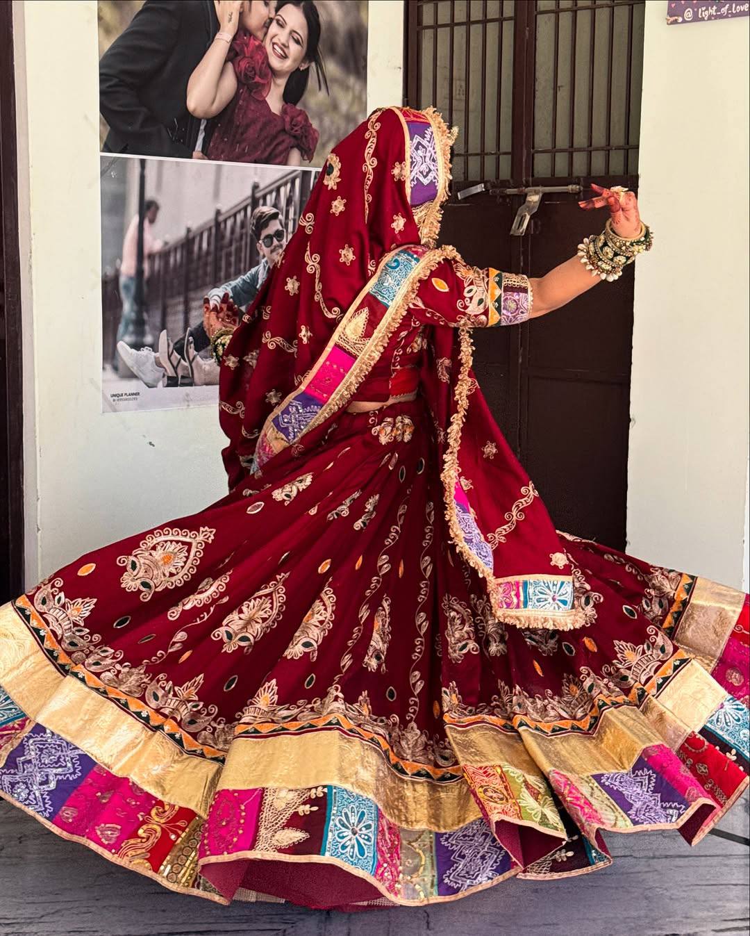 Graceful Echoes of Heritage A Celebration of Traditional Indian Elegance in Vibrant Lehengas