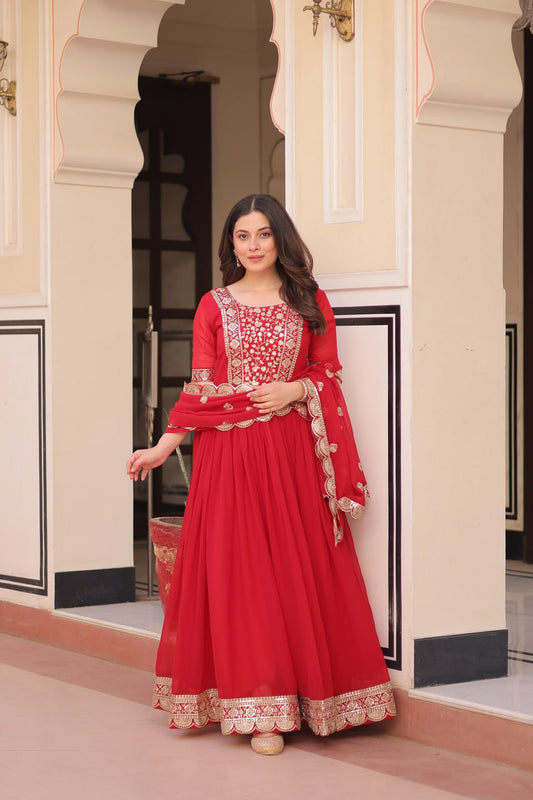 Two Moods One Statement  Where Vibrant Red Meets Deep Elegance