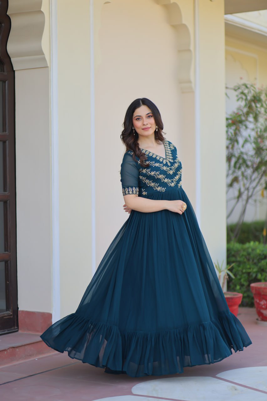 The Regal Bloom  Enchanting Gowns for the Soul That Shines