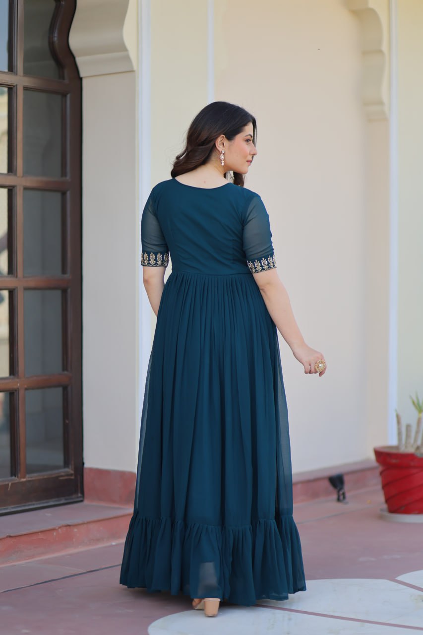 The Regal Bloom  Enchanting Gowns for the Soul That Shines