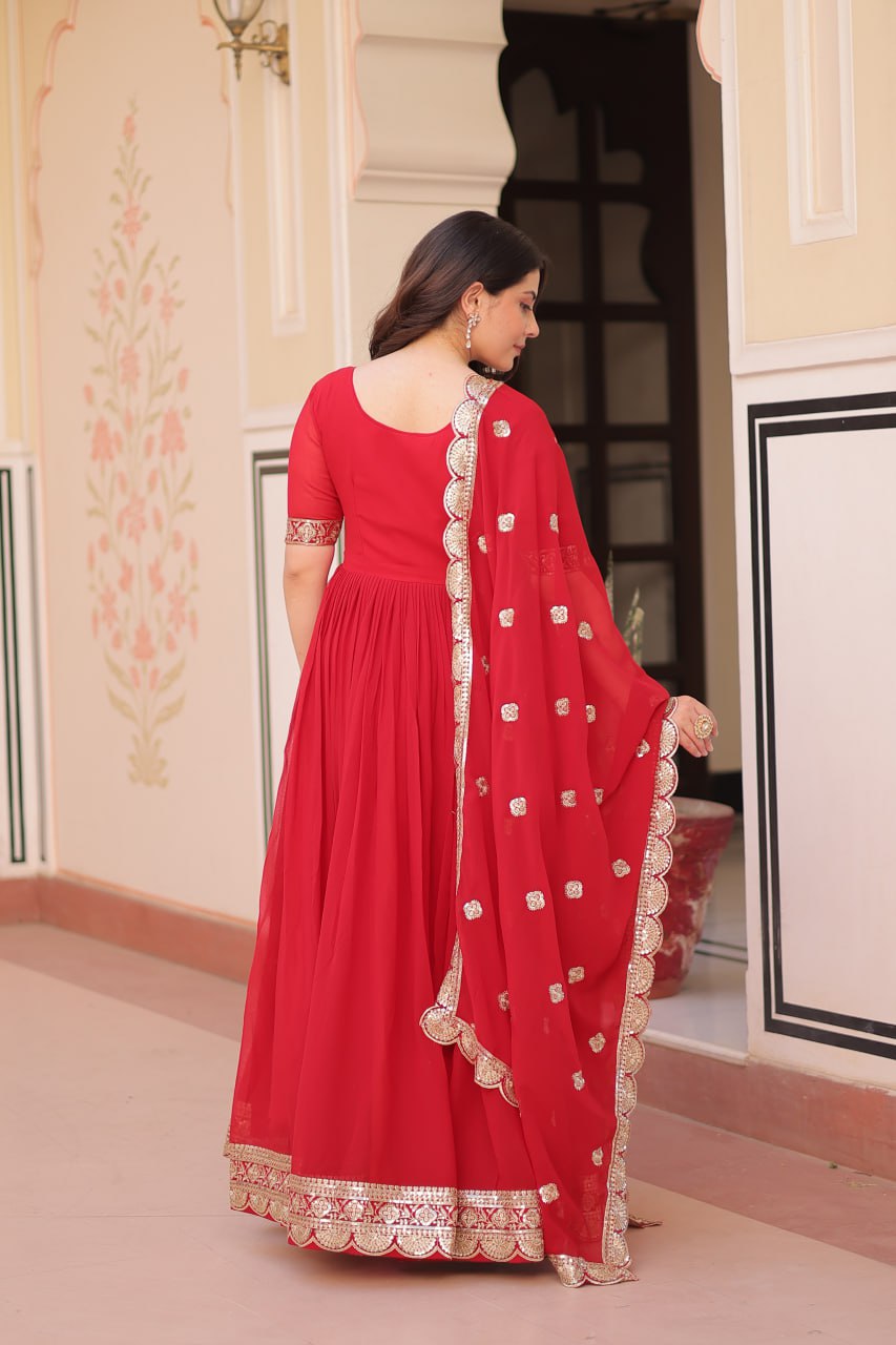 Two Moods One Statement  Where Vibrant Red Meets Deep Elegance