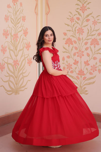The Elegant Bloomline Styled in Ruffles Rooted in Grace